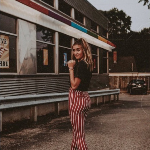 Brandy Melville Tilden Stripe Pants - Picture 2 of 8